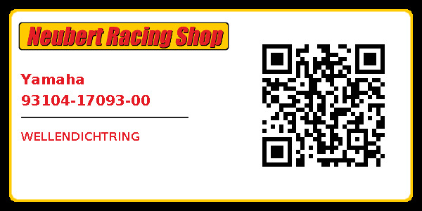 Yamaha 93104-17093-00