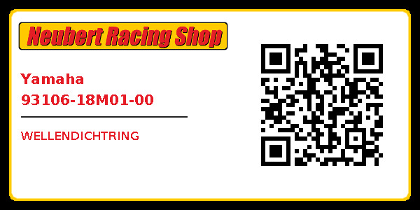 Yamaha 93106-18M01-00