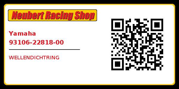 Yamaha 93106-22818-00