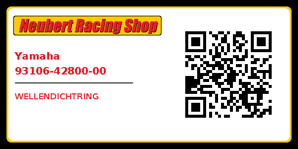 Yamaha 93106-42800-00