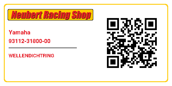 Yamaha 93112-31800-00