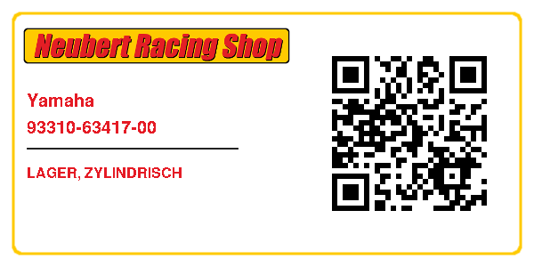 Yamaha 93310-63417-00