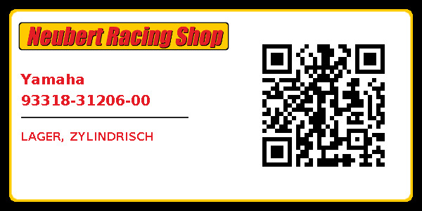 Yamaha 93318-31206-00