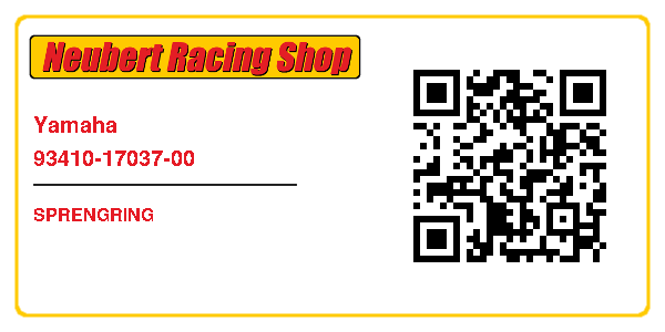 Yamaha 93410-17037-00