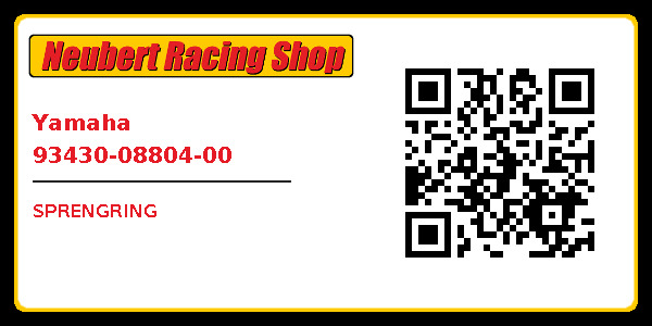 Yamaha 93430-08804-00