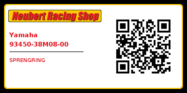Yamaha 93450-38M08-00