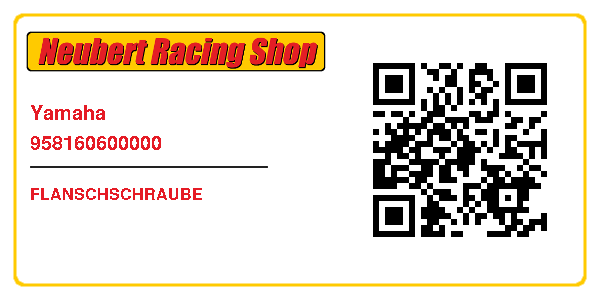 Yamaha 958160600000