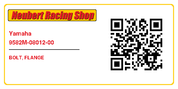 Yamaha 9582M-08012-00