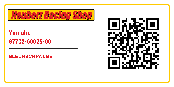 Yamaha 97702-60025-00