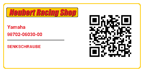Yamaha 98702-06030-00