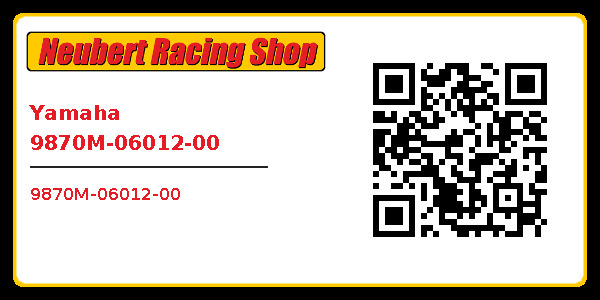 Yamaha 9870M-06012-00