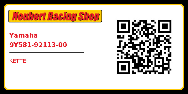 Yamaha 9Y581-92113-00