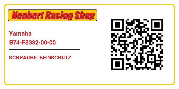 Yamaha B74-F8332-00-00
