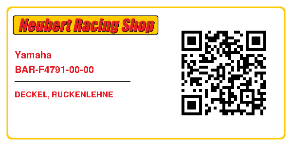 Yamaha BAR-F4791-00-00