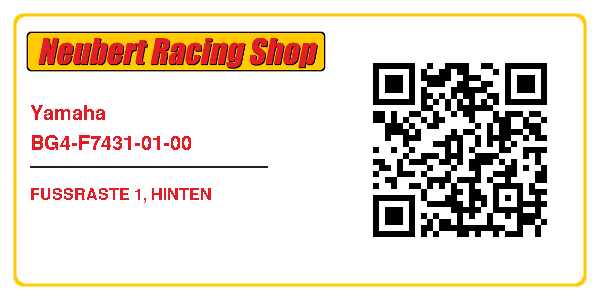 Yamaha BG4-F7431-01-00