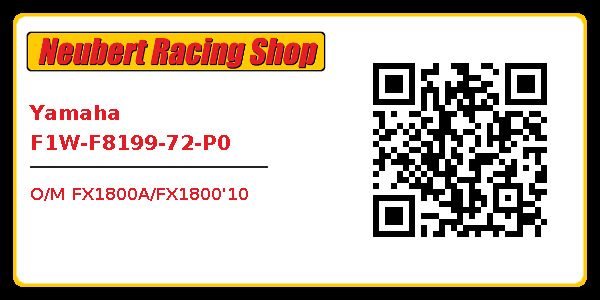 Yamaha F1W-F8199-72-P0