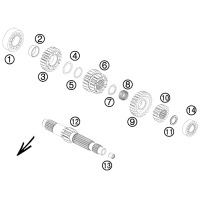 GETRIEBE I - ANTRIEBSWELLE