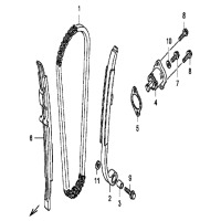 NOCKENWELLENKETTE / SPANNVORRICHTUNG