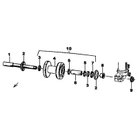 VORDERRADNABE FUER MARZOCCHI USD D 50