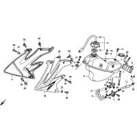 KRAFTSTOFFTANK / KUEHLERVERKLEIDUNG