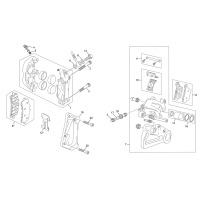 BREMSSATTEL VORNE / HINTEN