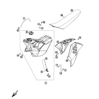 TANK / SITZBANK / VERKLEIDUNG