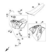 KRAFTSTOFFTANK / SITZBANK / ABDECKUNG 