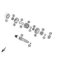 GETRIEBE I - ANTRIEBSWELLE