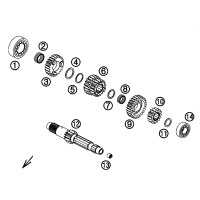 GETRIEBE I - ANTRIEBSWELLE