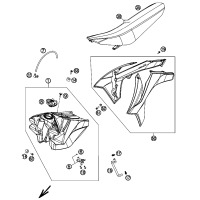 TANK / SITZBANK / VERKLEIDUNG