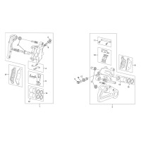 BREMSSATTEL VORNE / HINTEN