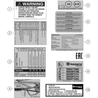 TECHNISCHE INFO AUFKLEBER