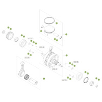 KURBELWELLE/KOLBEN/AUSGLEICHSWELLE 2