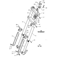 VORDERRADGABEL / STEUERKOPF