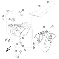TANK/ SITZBANK/ VERKLEIDUNG