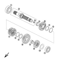 GETRIEBE I - ANTRIEBSWELLE
