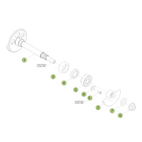 KURBELWELLE - KOLBEN - AUSGLEICHSWELLE