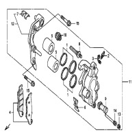 BREMSSATTEL VORDERRAD