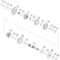 GETRIEBE II - ABTRIEBSWELLE