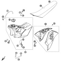TANK / SITZBANK / VERKLEIDUNG