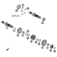 GETRIEBE I / ANTRIEBSWELLE