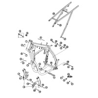 RAHMEN / AUSLEGER 250-525 RACING