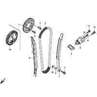 NOCKENWELLENKETTE / SPANNVORRICHTUNG