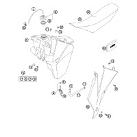 KRAFTSTOFFTANK / SITZBANK  / SPOILER