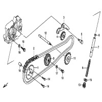 NOCKENWELLENKETTE / SPANNVORRICHTUNG