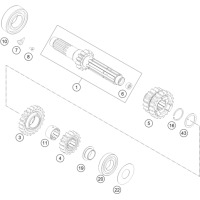 GETRIEBE I - ANTRIEBSWELLE
