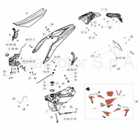 VERKLEIDUNG / HECK / KRAFTSTOFFTANK / SITZBANK