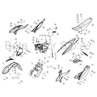 VERKLEIDUNG / KRAFTSTOFFTANK / SITZBANK