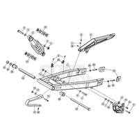 HINTERRADSCHWINGE / STOSSDÄMPFER