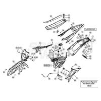 VERKLEIDUNG / KRAFTSTOFFTANK / SITZBANK